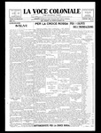 La Voce Coloniale, May 28, 1927