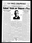 La Voce Coloniale, January 14, 1928