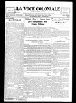 La Voce Coloniale, November 3, 1928