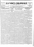 La Voce Coloniale, February 28, 1931