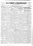 La Voce Coloniale, October 31, 1931