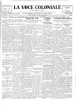 La Voce Coloniale, January 9, 1932