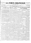 La Voce Coloniale, August 27, 1932