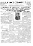 La Voce Coloniale, November 2, 1935