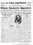 La Voce Coloniale, May 16, 1936