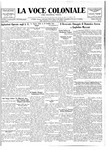 La Voce Coloniale, August 28, 1937