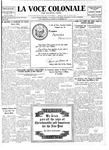 La Voce Coloniale, December 25, 1938