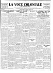 La Voce Coloniale, January 15, 1938