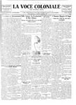 La Voce Coloniale, February 5, 1938