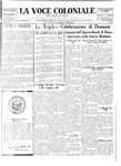 La Voce Coloniale, May 21, 1938