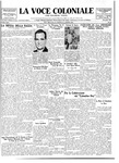 La Voce Coloniale, August 27, 1938