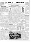 La Voce Coloniale, September 3, 1938
