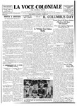 La Voce Coloniale, October 1, 1938