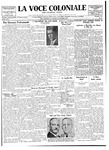 La Voce Coloniale, October 29, 1938