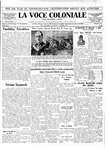 La Voce Coloniale, August 5, 1939