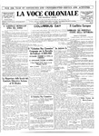 La Voce Coloniale, October 7, 1939