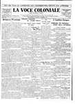 La Voce Coloniale, November 11, 1939