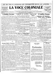 La Voce Coloniale, November 18, 1939