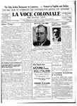 La Voce Coloniale, November 9, 1940