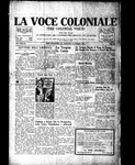 La Voce Coloniale, July 21, 1951 by La Voce Coloniale Editorial Board