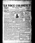La Voce Coloniale, August 4, 1951 by La Voce Coloniale Editorial Board