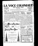 La Voce Coloniale, December 22, 1951 by La Voce Coloniale Editorial Board