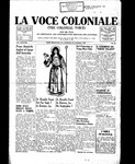 La Voce Coloniale, August 23, 1952 by La Voce Coloniale Editorial Board