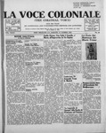 La Voce Coloniale, August 14, 1954 by La Voce Coloniale Editorial Board
