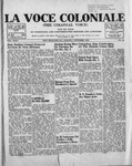 La Voce Coloniale, October 2, 1954 by La Voce Coloniale Editorial Board