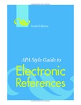 APA Style Guide to Electronic References by American Psychological Association