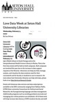 Love Data Week at Seton Hall University Libraries by Lisa DeLuca