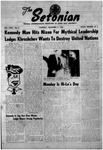 The Setonian, November 3, 1960