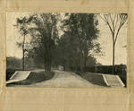 Shows the entrances to campus, clipped from 1931 yearbook