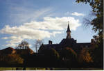 President's Hall in fall