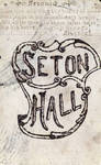 Leather Seton Hall postcard